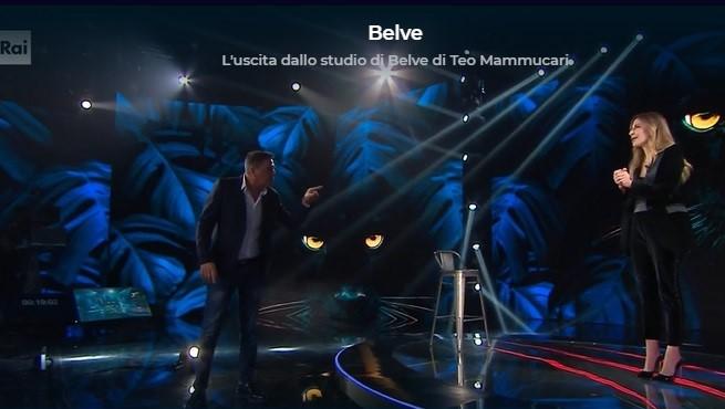 Belve, Il Video Del Momento In Cui Mammucari Infastidito Lascia Lo ...